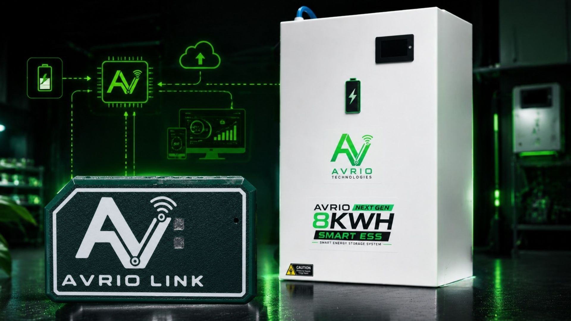 Avrio Link 8KWh NMC Smart ESS battery monitoring system